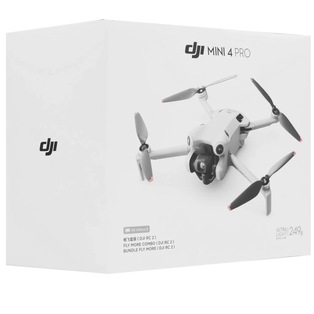 DJI Mini 4 Pro Fly More Combo белый Квадрокоптер DJI Mini 4 Pro Fly More Combo белый