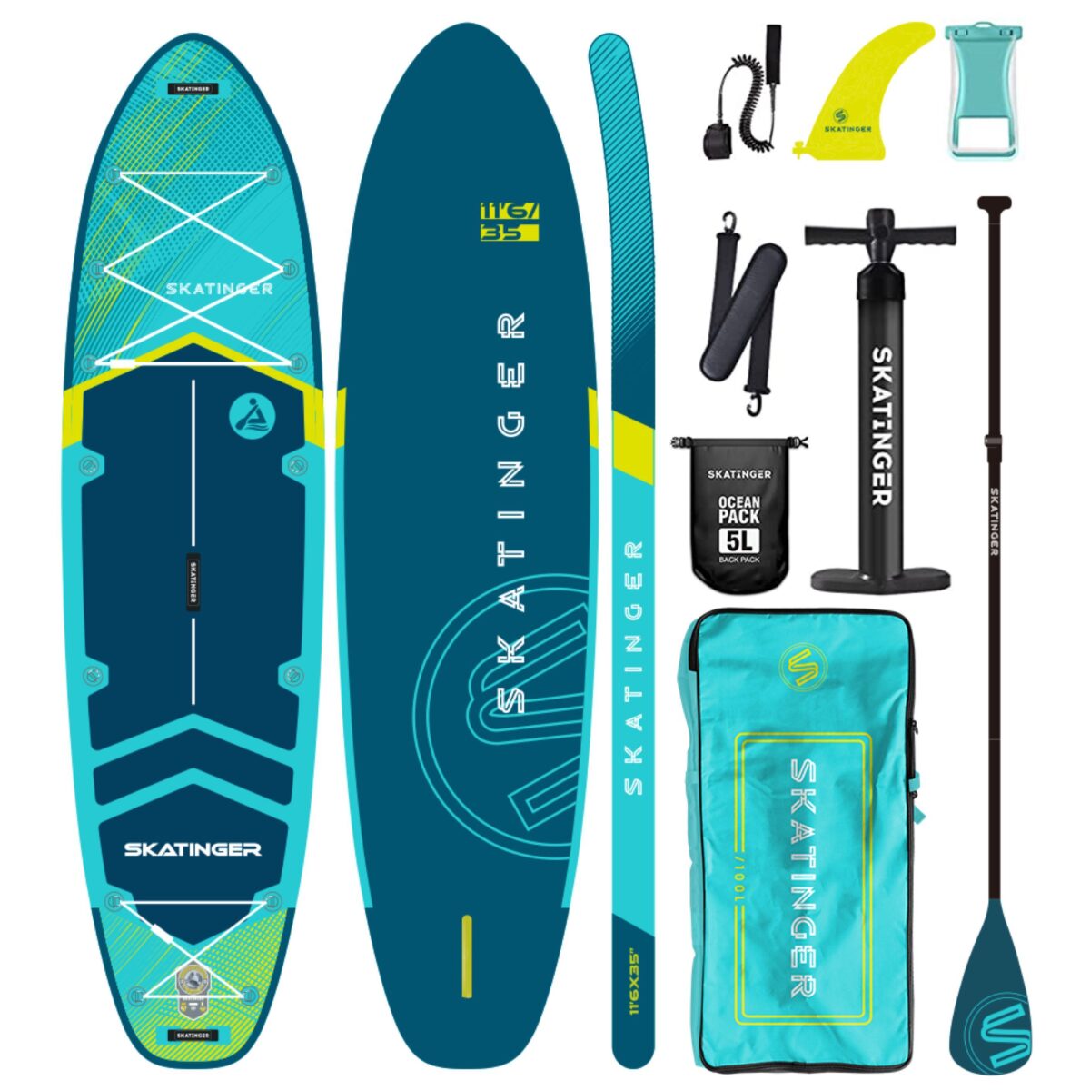 SUP доска Skatinger Serial Blue 11.6