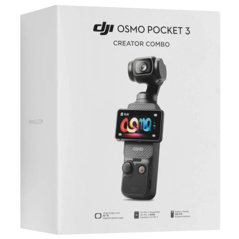 Экшн-камера DJI Osmo Pocket 3 Creator Combo черный