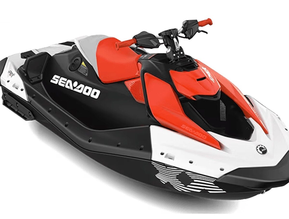 049a06f0d853b5e2c2ae4e36bfd224d1 Гидроцикл BRP SPARK 1UP TRIXX Red - white