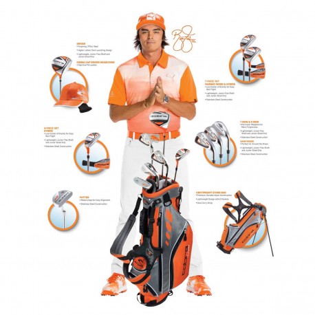 Детский сет клюшек для гольфа Cobra Junior 5-8 оранжевый