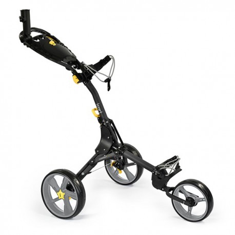 "telezhka-masters-i-cart-one-evo-black.webp" Тележка для гольфа Masters iCart Compact Evo черная